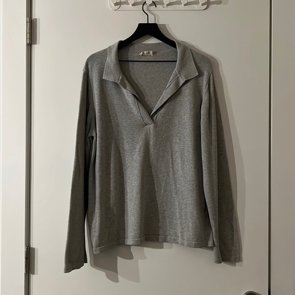Djerf Avenue Getaway collared knit sweater
